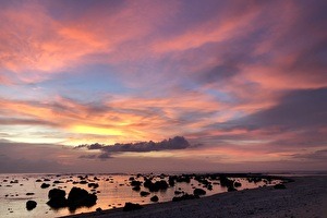 Sunset Coral Beach